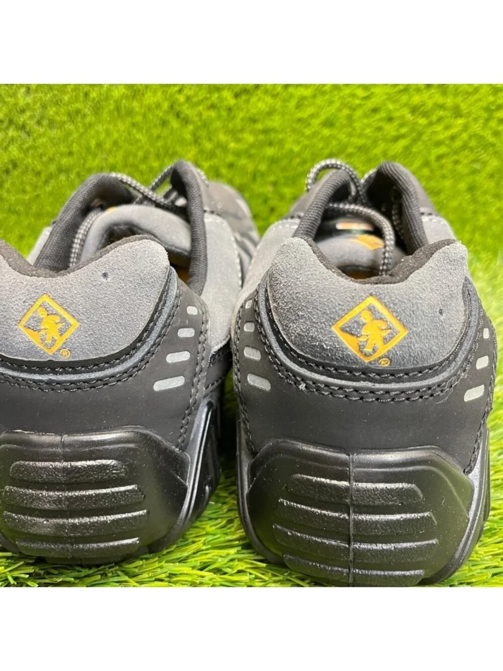 Terra Spider Low Mens Size 12 Black Gray Leather Composite Toe Safety Work Shoes